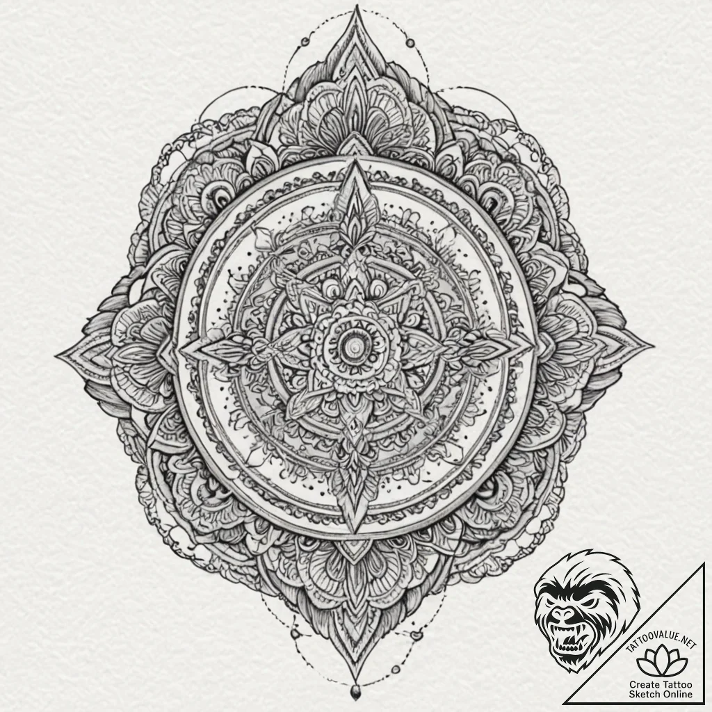 A watercolor tattoo of the surreal, saturated... - tattoo sketch (№1751662878_0, 04.07.2025 21:01) — tattoovalue.net