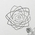 Spiral, tattoo drawing outline, clean lines,… – tattoo sketch (№1751666534_0, 04.07.2025 22:02) — tattoovalue.net