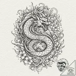 Poseidon, tattoo line art, clear image, sharp… – tattoo sketch (№1751666770_0, 04.07.2025 22:06) — tattoovalue.net