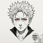 Gojo satoru’s eyes from jujutsu kaisen, conce… – tattoo sketch (№1751667698_0, 04.07.2025 22:21) — tattoovalue.net