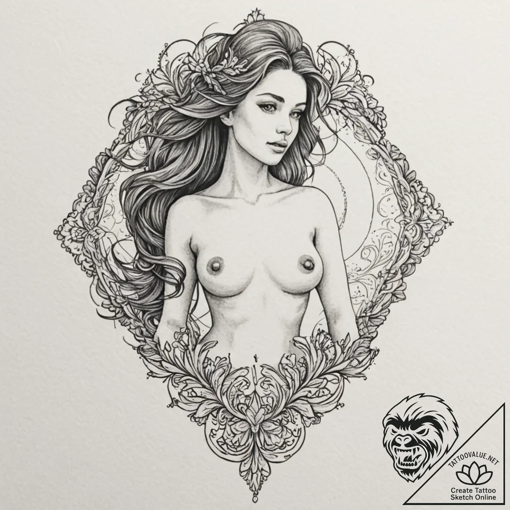 Dullahan, ink illustration for tattoo, studio... - tattoo sketch (№1751668631_0, 04.07.2025 22:37) — tattoovalue.net