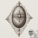 Faberge egg, tattoo sketch design, subtle dro… – tattoo sketch (№1751670746_0, 04.07.2025 23:12) — tattoovalue.net