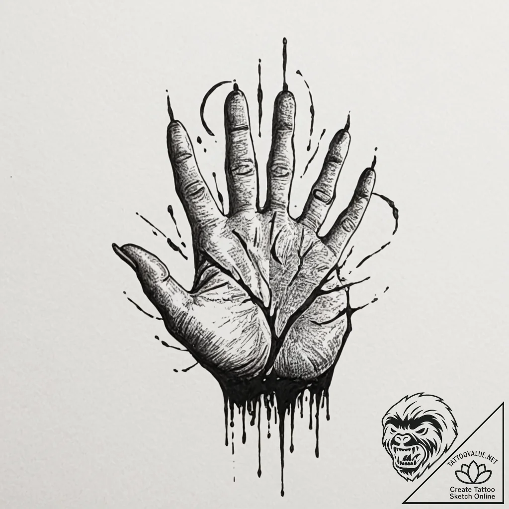 The erdtree from elden ring, tattoo sketch de... - tattoo sketch (№1751671676_0, 04.07.2025 23:27) — tattoovalue.net