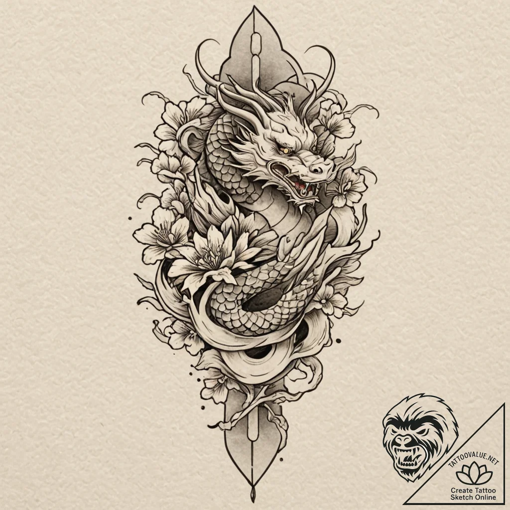 Vacuum tube, tattoo drawing outline, sepia to... - tattoo sketch (№1751672184_0, 04.07.2025 23:36) — tattoovalue.net