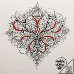 A rorschach inkblot test, artistic tattoo ske… – tattoo sketch (№1751673027_0, 04.07.2025 23:50) — tattoovalue.net