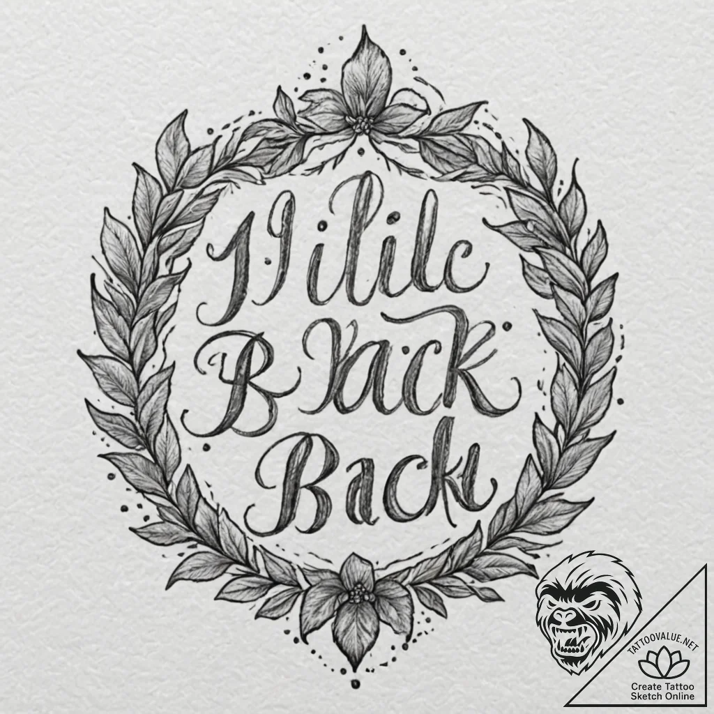 125. a neo-traditional tattoo of the "i'll be... - tattoo sketch (№1751677283_0, 05.07.2025 01:01) — tattoovalue.net