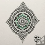 16. watercolor sketch of grogu using the forc… – tattoo sketch (№1751679371_0, 05.07.2025 01:36) — tattoovalue.net