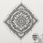 Objects, still life & abstract, tattoo line a… – tattoo sketch (№1751679693_0, 05.07.2025 01:41) — tattoovalue.net