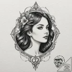 A linework tattoo of the “rating” system from… – tattoo sketch (№1751680034_0, 05.07.2025 01:47) — tattoovalue.net