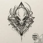 132. a watercolor sketch of diva plavalaguna,… – tattoo sketch (№1751680707_0, 05.07.2025 01:58) — tattoovalue.net