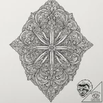 A linework tattoo of a “gold pencil” from the… – tattoo sketch (№1751680792_0, 05.07.2025 01:59) — tattoovalue.net