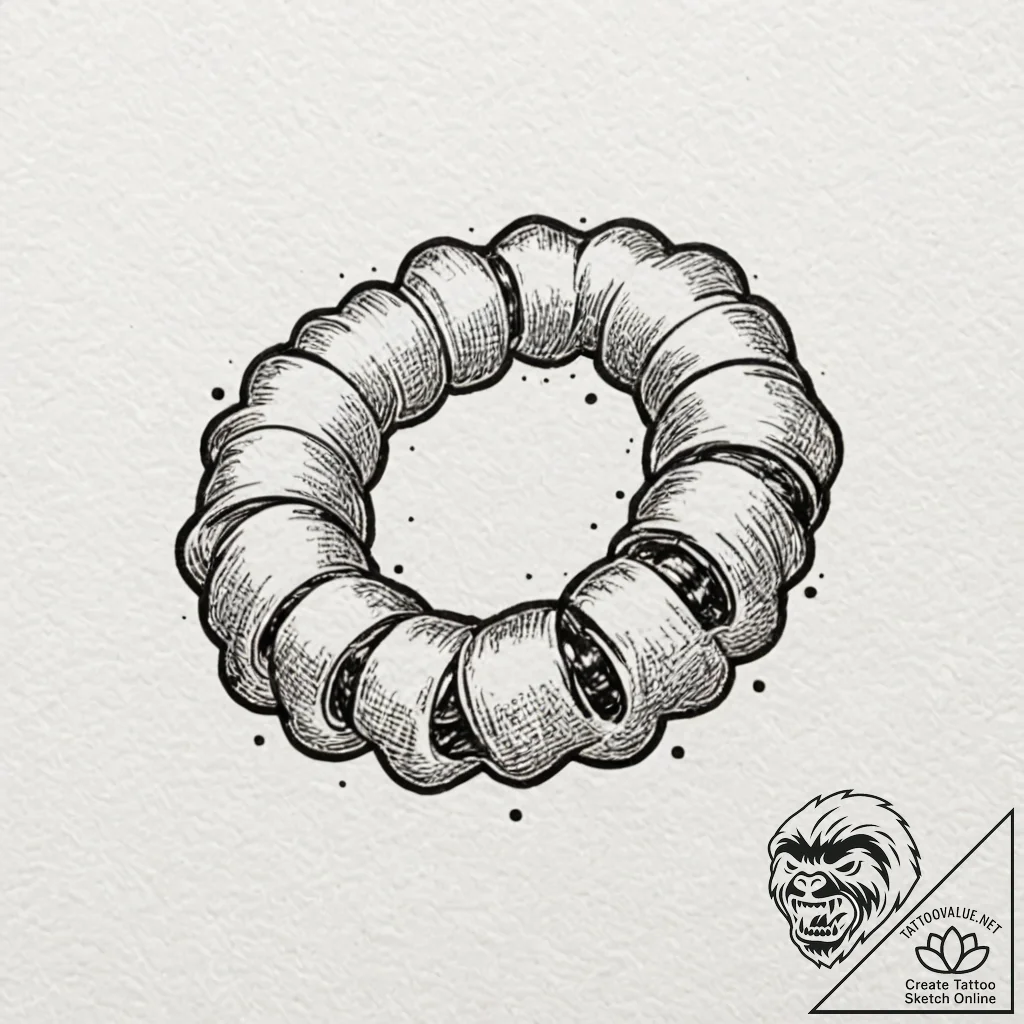 Brass knuckles, ink illustration for tattoo,... - tattoo sketch (№1751684188_0, 05.07.2025 02:56) — tattoovalue.net