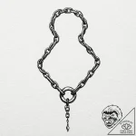 A broken chain, tattoo flash sheet design, st… – tattoo sketch (№1751684275_0, 05.07.2025 02:57) — tattoovalue.net
