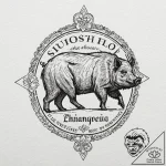 A chicano lettering tattoo of the “boar on th… – tattoo sketch (№1751685479_0, 05.07.2025 03:17) — tattoovalue.net