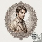A watercolor sketch of the main character fro… – tattoo sketch (№1751685570_0, 05.07.2025 03:19) — tattoovalue.net