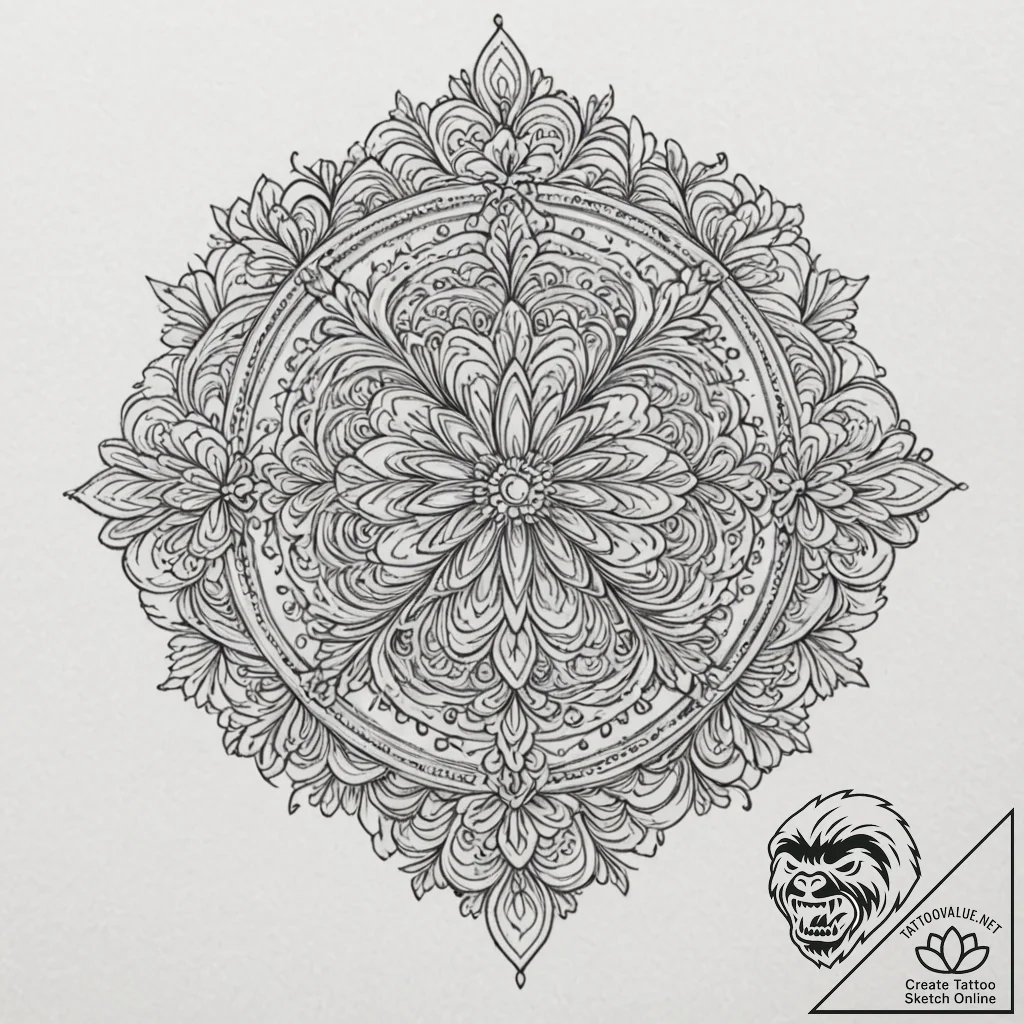 Beret, artistic tattoo sketch, black and whit... - tattoo sketch (№1751685658_0, 05.07.2025 03:20) — tattoovalue.net