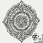 A poker chip, tattoo flash sheet design, deta… – tattoo sketch (№1751686597_0, 05.07.2025 03:36) — tattoovalue.net