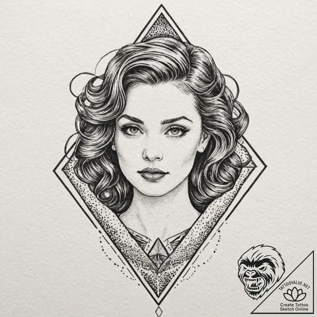 Banshee, tattoo flash sheet design, clear ima... - tattoo sketch (№1751688820_0, 05.07.2025 04:13) — tattoovalue.net