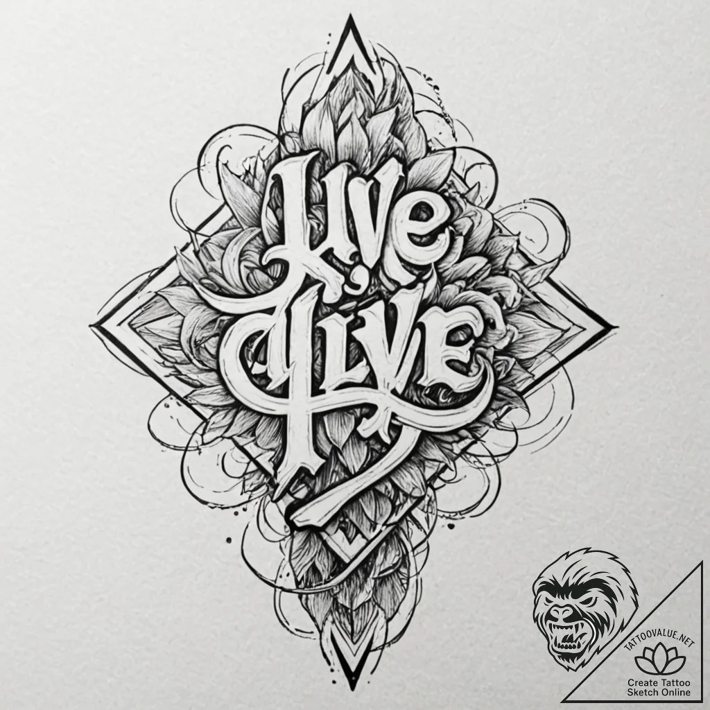 A chicano lettering tattoo "it's alive! it's... - tattoo sketch (№1751688905_0, 05.07.2025 04:15) — tattoovalue.net