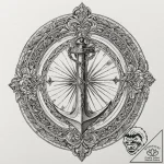 Merlin, concept art for tattoo, subtle drop s… – tattoo sketch (№1751689679_0, 05.07.2025 04:27) — tattoovalue.net