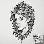 Merlin, artistic tattoo sketch, on white pape… – tattoo sketch (№1751690023_0, 05.07.2025 04:33) — tattoovalue.net