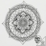 Goblin, tattoo line art, rough sketchy lines,… – tattoo sketch (№1751690875_0, 05.07.2025 04:47) — tattoovalue.net