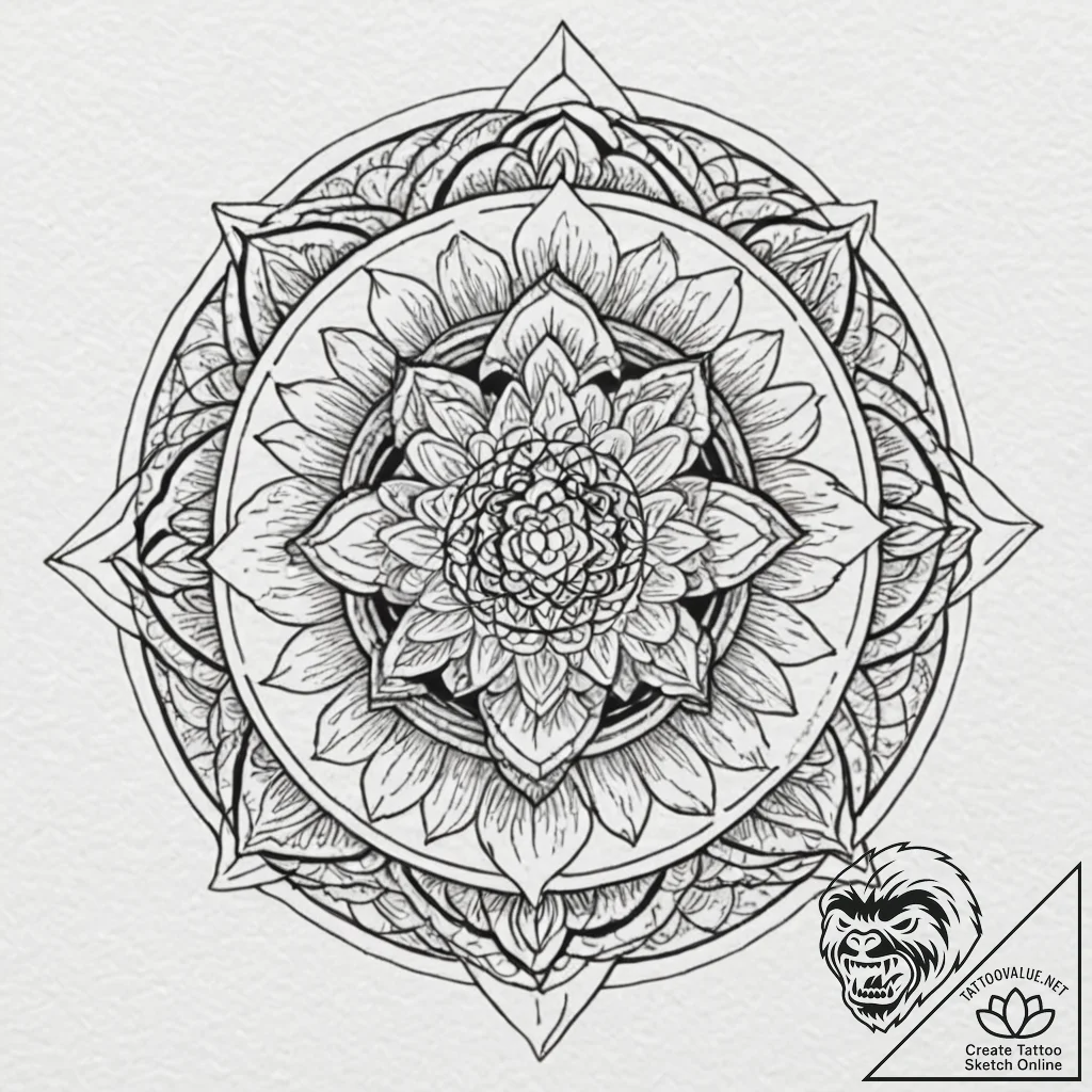 Goblin, tattoo line art, rough sketchy lines,... - tattoo sketch (№1751690875_0, 05.07.2025 04:47) — tattoovalue.net