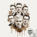 A sketch of the main characters from trainspo… – tattoo sketch (№1751691302_0, 05.07.2025 04:55) — tattoovalue.net