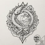 A minimalist tattoo of the bride’s hit list f… – tattoo sketch (№1751695072_0, 05.07.2025 05:57) — tattoovalue.net