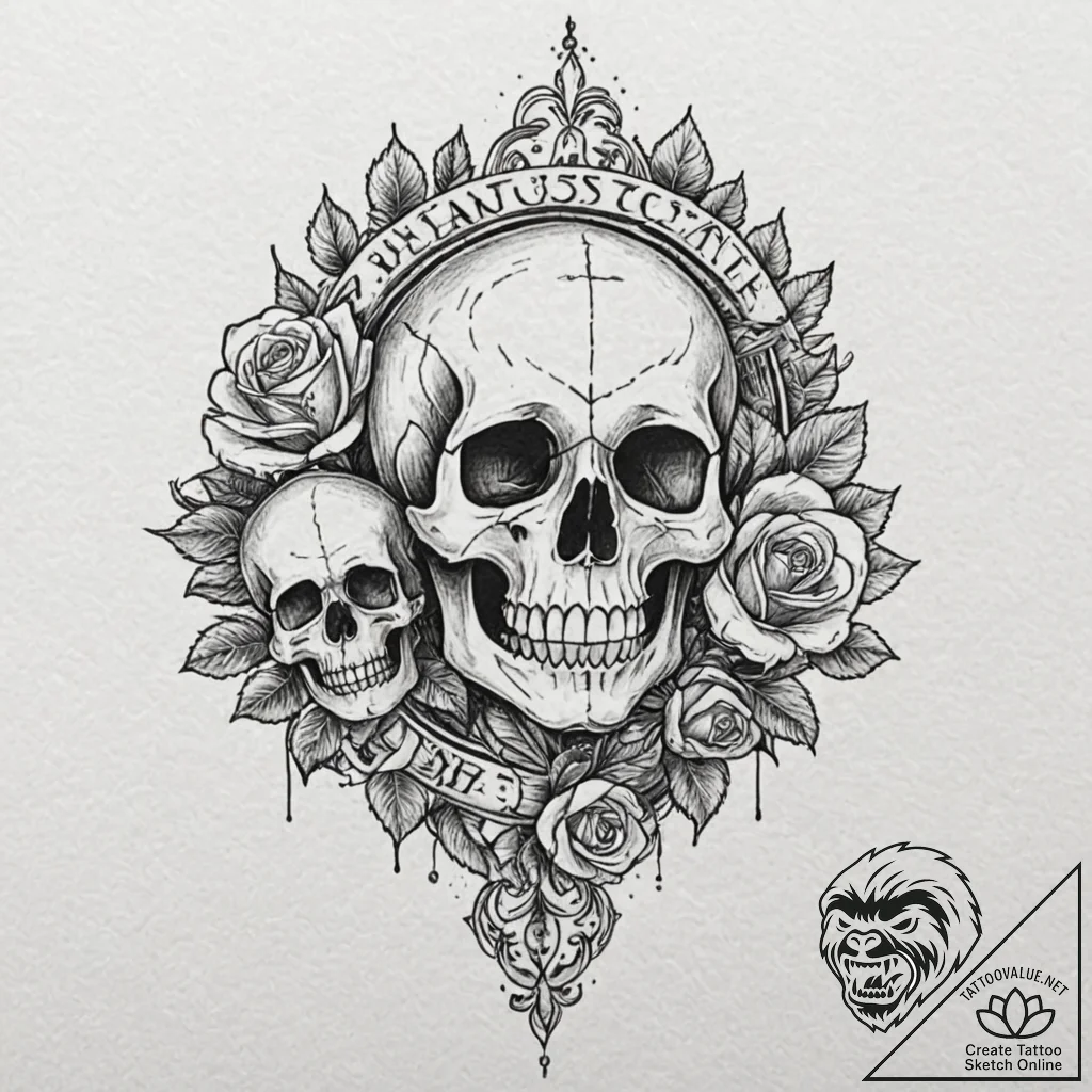 A chicano lettering tattoo of "it's a deal, i... - tattoo sketch (№1751695153_0, 05.07.2025 05:59) — tattoovalue.net