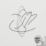 The weyland-yutani logo, tattoo drawing outli… – tattoo sketch (№1751695564_0, 05.07.2025 06:06) — tattoovalue.net