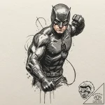 A neo-traditional portrait of daredevil, the… – tattoo sketch (№1751698687_0, 05.07.2025 06:58) — tattoovalue.net