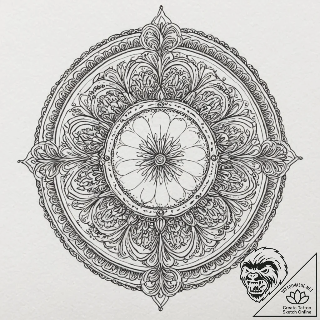 A vinyl record, tattoo line art, soft whip sh... - tattoo sketch (№1751701478_0, 05.07.2025 07:44) — tattoovalue.net