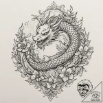 Yakuza (symbolism), artistic tattoo sketch, h… – tattoo sketch (№1751701567_0, 05.07.2025 07:46) — tattoovalue.net