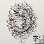 Glitch art portrait, artistic tattoo sketch,… – tattoo sketch (№1751702783_0, 05.07.2025 08:06) — tattoovalue.net