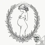 144. (children of men) a powerful linework ta… – tattoo sketch (№1751704235_0, 05.07.2025 08:30) — tattoovalue.net