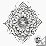 Ear of wheat, tattoo sketch design, geometric… – tattoo sketch (№1751704659_0, 05.07.2025 08:37) — tattoovalue.net