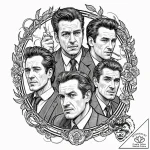 A sketch of the “ear” scene from reservoir do… – tattoo sketch (№1751707805_0, 05.07.2025 09:30) — tattoovalue.net