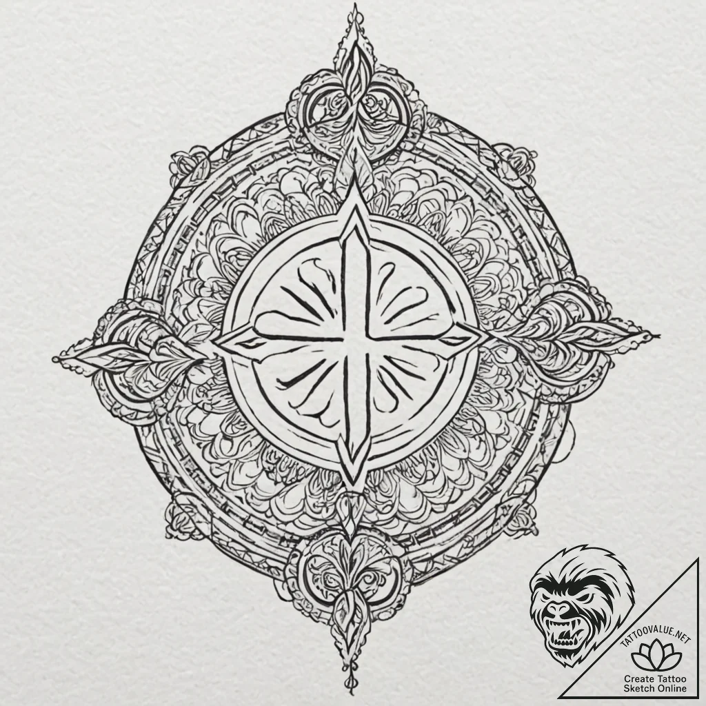 A linework tattoo of the jujutsu high school... - tattoo sketch (№1751708062_0, 05.07.2025 09:34) — tattoovalue.net