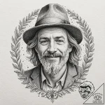A sketch of tom bombadil, joyful and enigmati… – tattoo sketch (№1751708147_0, 05.07.2025 09:35) — tattoovalue.net