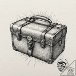 A graphic tattoo of the mysterious glowing br… – tattoo sketch (№1751708572_0, 05.07.2025 09:42) — tattoovalue.net