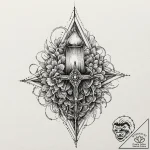 рѕр°сѓрєр°, с‚рµс…рѕрѕр»рѕрірёрё рё рєрёр±рµс… – tattoo sketch (№1751709878_0, 05.07.2025 10:04) — tattoovalue.net