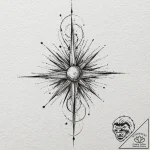 A watercolor design of the protomolecule, bea… – tattoo sketch (№1751717279_0, 05.07.2025 12:07) — tattoovalue.net