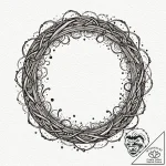 The “one ring” with inscription, tattoo drawi… – tattoo sketch (№1751719666_0, 05.07.2025 12:47) — tattoovalue.net
