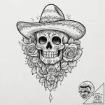 Tattoo design for an arm, a taco, but its con… – tattoo sketch (№1751731171_0, 05.07.2025 15:59) — tattoovalue.net