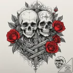 эстетика: тема жизни и смерти в крошечном, ча… – tattoo sketch (№1751732602_0, 05.07.2025 16:23) — tattoovalue.net