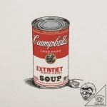 Tattoo design for an arm, a can of campbell’s… – tattoo sketch (№1751733490_0, 05.07.2025 16:38) — tattoovalue.net