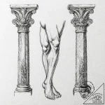 Tattoo design for two legs, two mirrored, orn… – tattoo sketch (№1751734005_0, 05.07.2025 16:46) — tattoovalue.net