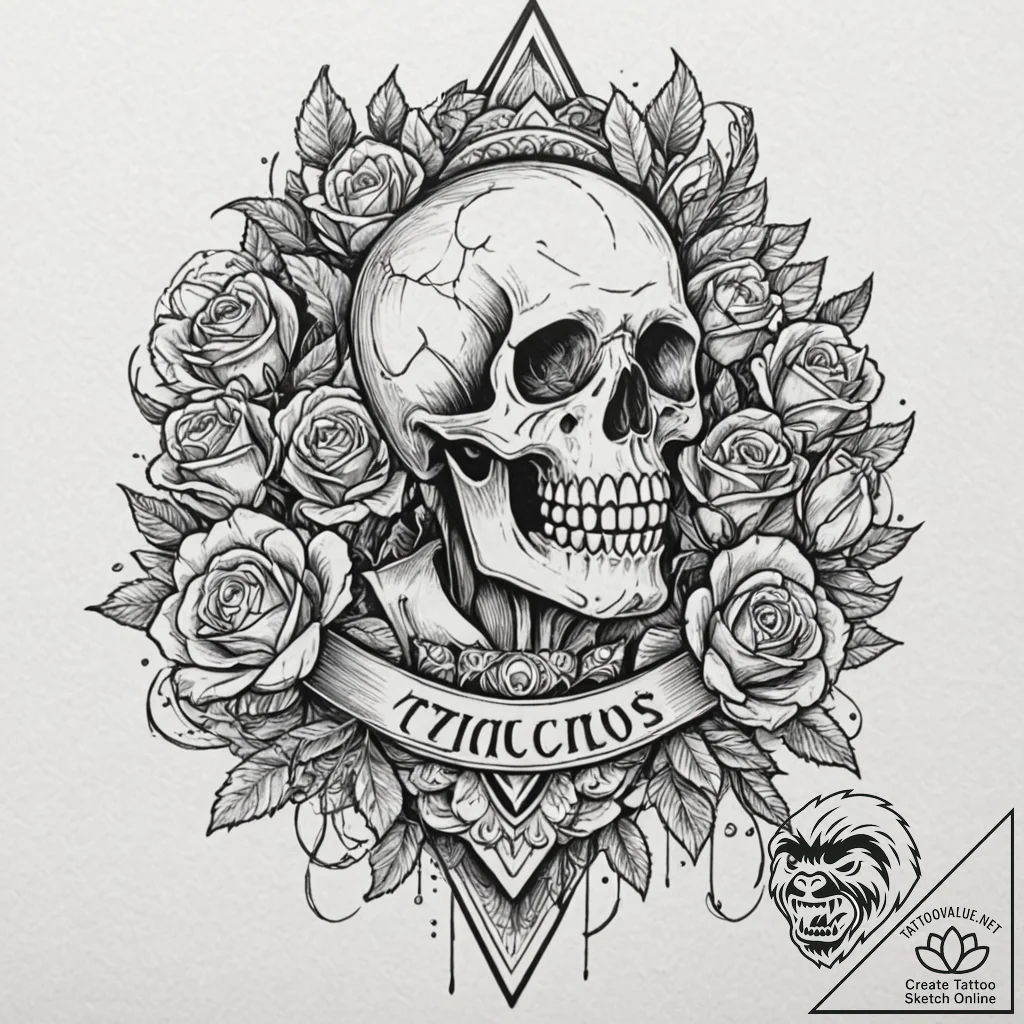 Tattoo design for an arm, a taco, but its con... - tattoo sketch (№1751734268_0, 05.07.2025 16:51) — tattoovalue.net