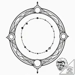 эстетика: использование круглой формы плеча д… – tattoo sketch (№1751736643_0, 05.07.2025 17:30) — tattoovalue.net